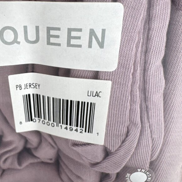 Pure Beech Jersey Knit Sheet Set QUEEN 100% Modal Lilac Soft 4 Piece Set NEW - Picture 2 of 11